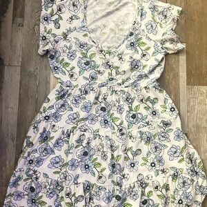 Floral Print Women's Dress